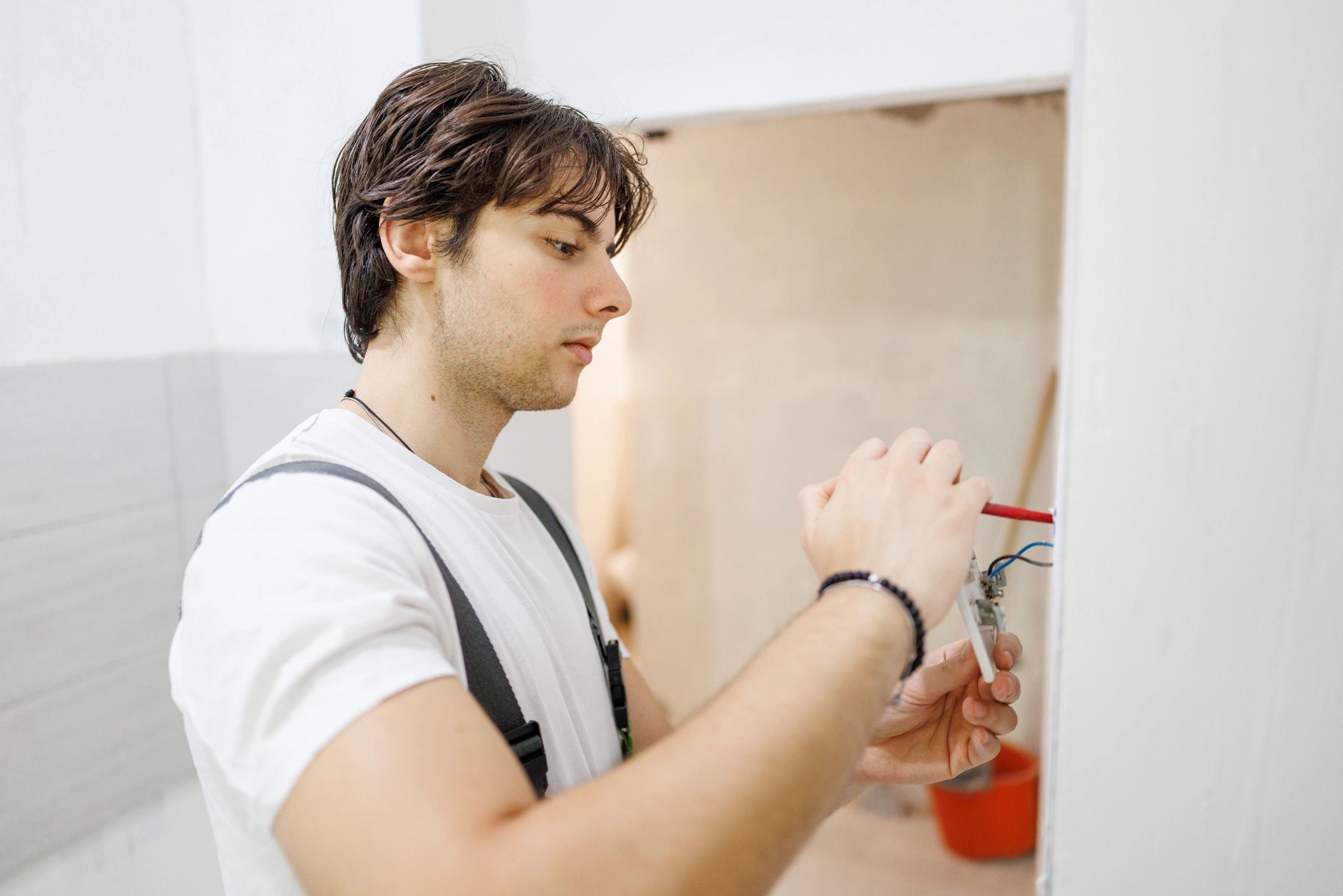 Service technician ready to assist with appliance repair